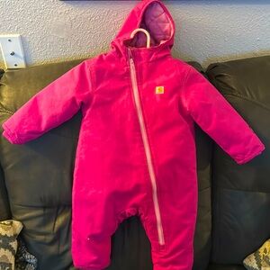 Girls Carheart winter jumpsuit (snowsuit)